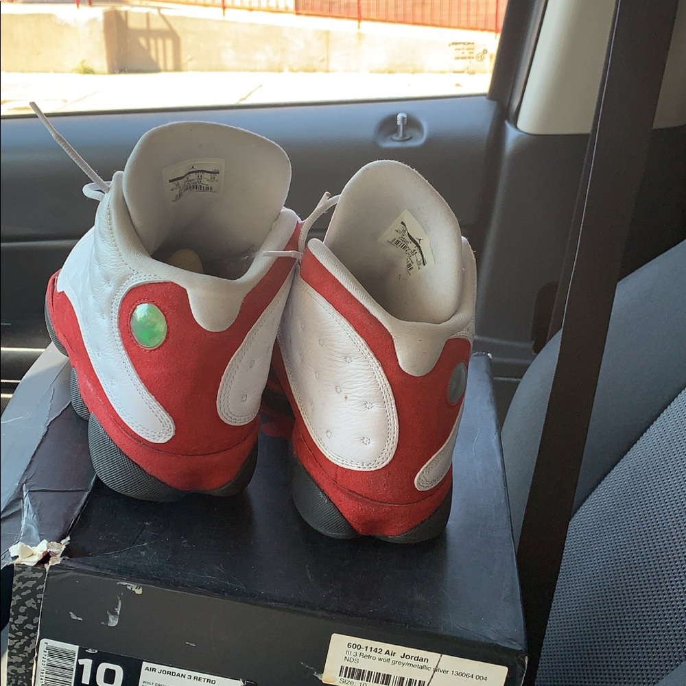 Jordan 13 cherry size 10 worn